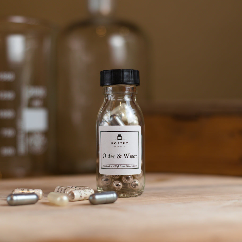 Older and Wiser Pills-The Poetry Pharmacy