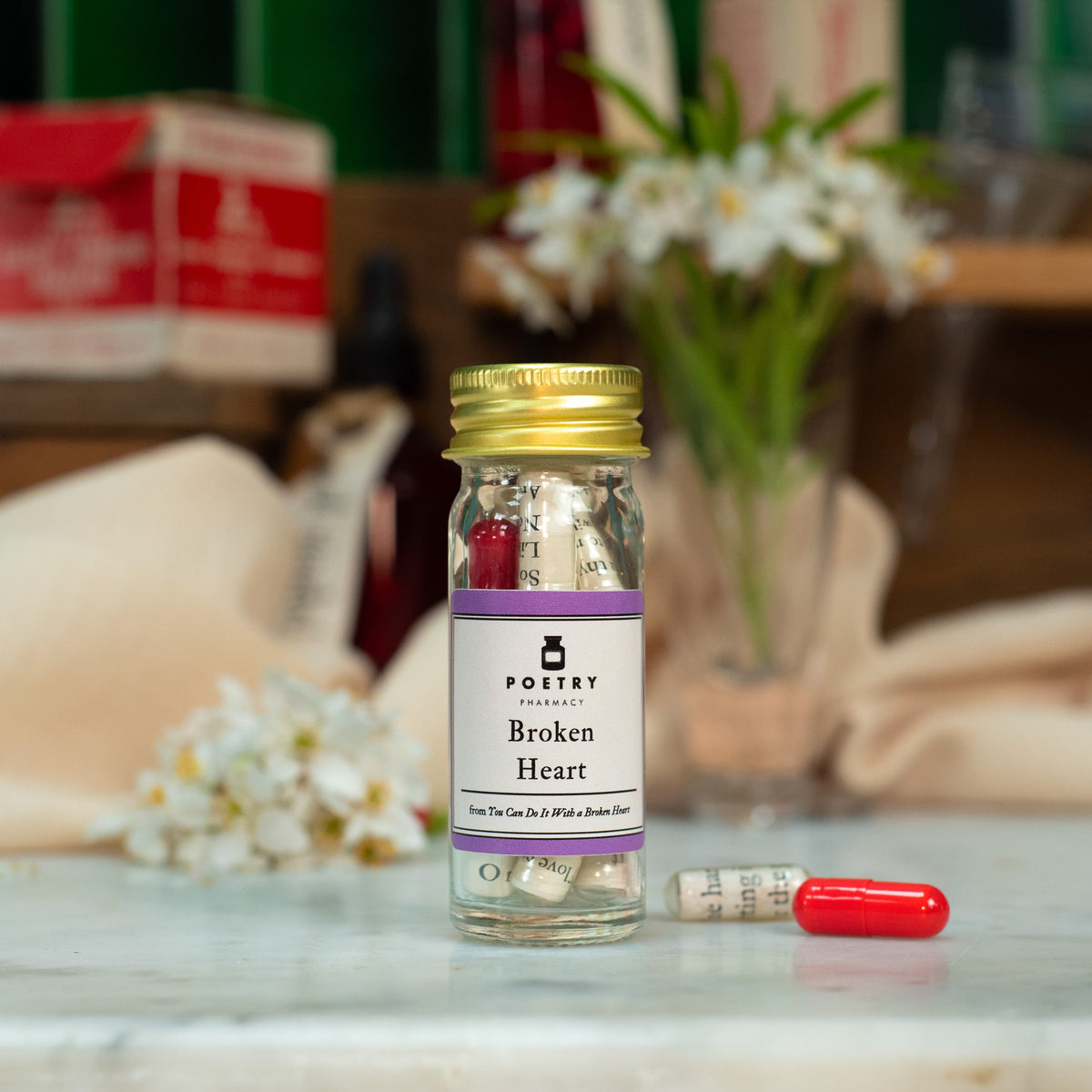 You Can Do It With a Broken Heart Book + Pill Bottle Bundle